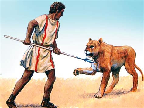 Roman Gladiator With A Lion In The Ring Roma Antigua Roma Imperio