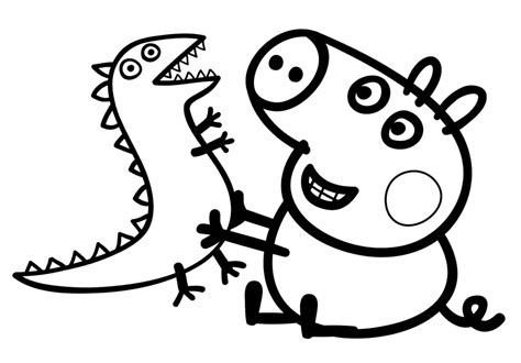 There are 1203 peppa pig printables for sale on etsy, and they cost $4.11 on average. Peppa Pig Coloring Pages - GetColoringPages.com