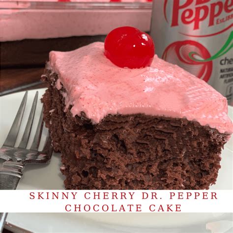 Skinny Cherry Dr Pepper Chocolate Cake Pound Dropper