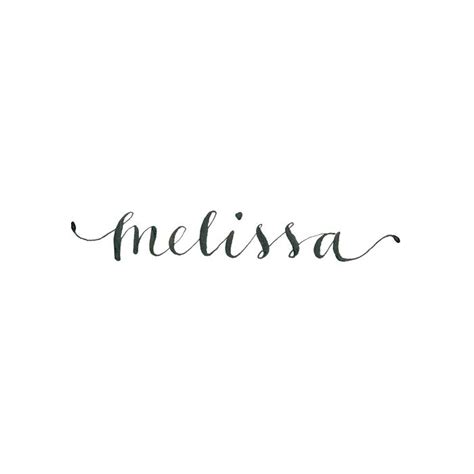 I Still Love Calligraphy Melissa Name Tattoo Sleeve Men Calligraphy