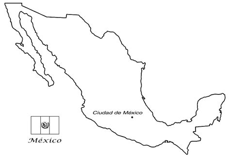 Seodehacro Mapa De Mexico Sin Nombres