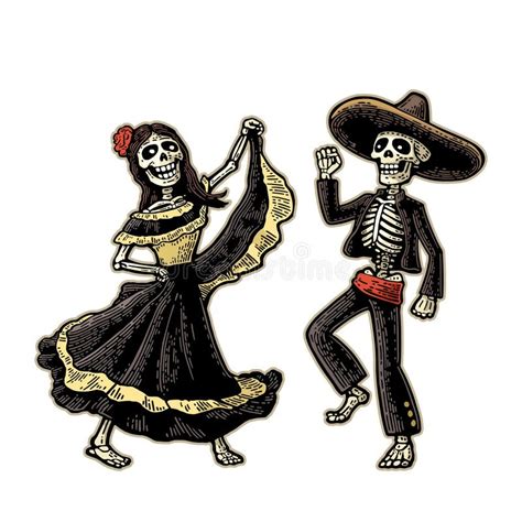 Day Of The Dead Dia De Los Muertos The Skeleton In The Mexican