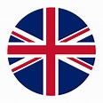 Bandera Reino Unido Redonda PNG para descargar gratis