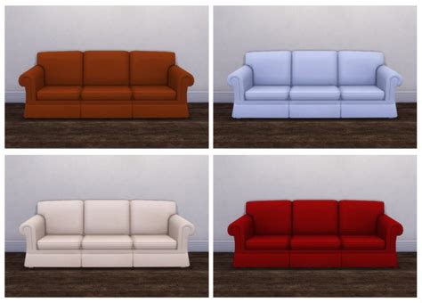 Hipster Hugger Sofa Recolors Sims 4 Furniture
