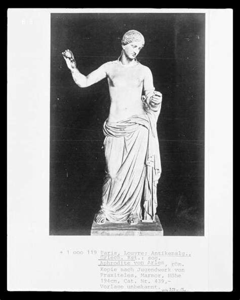 Aphrodite Von Arles Römische Kopie Eines Originals Von Praxiteles
