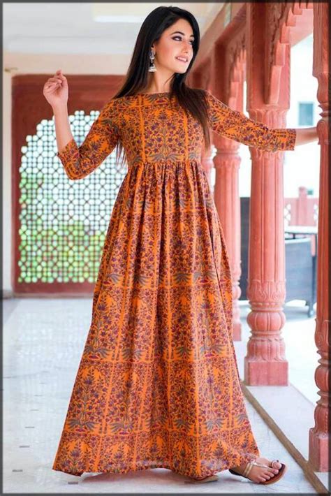 Trendy Long Frocks For Ladies 2022 Casual And Wedding Wear Collection