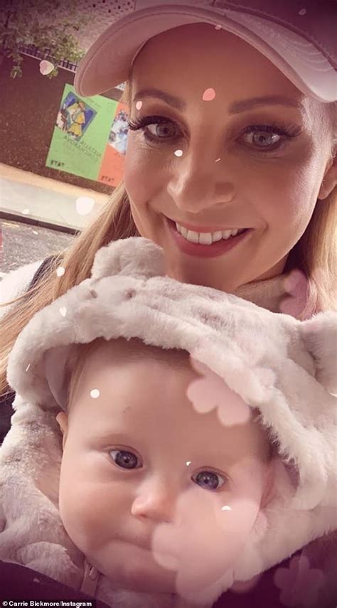 Carrie Bickmore Dotes On Six Month Old Daughter Adelaide As She Takes Her For A