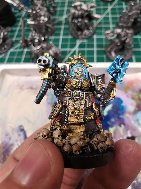 Finished This Grey Knight Terminator Chaplain Just Now
