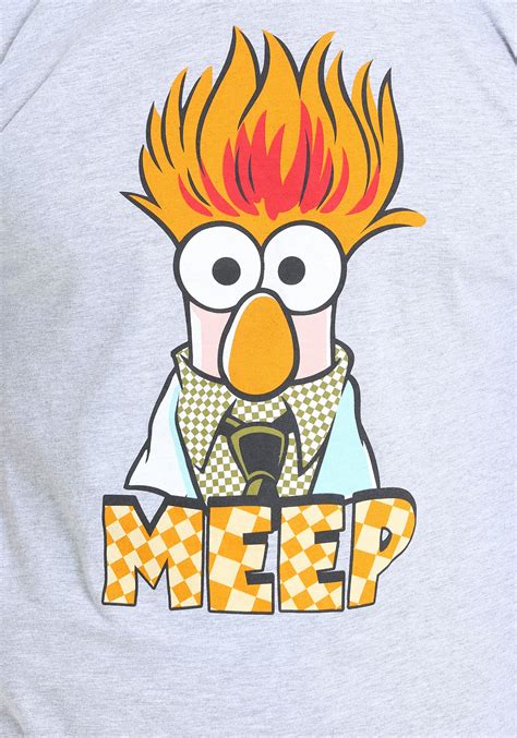 Beaker Meep Mens T Shirt From The Muppets