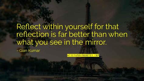 Reflection Of Yourself Quotes Top 45 Famous Quotes About Reflection Of