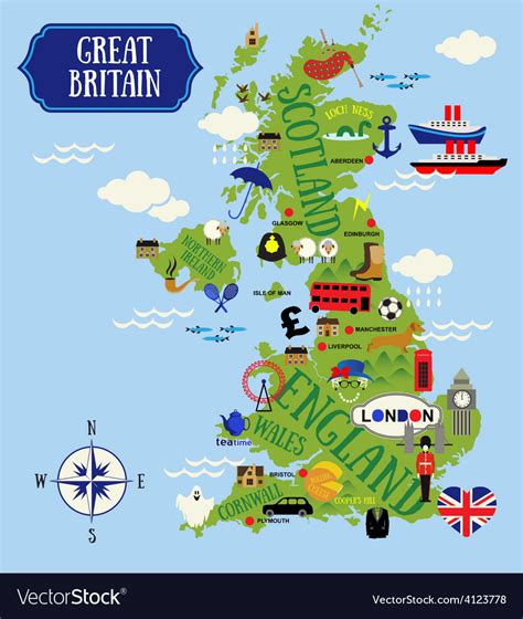 Download clker's uk map clip art and related images now. England map Royalty Free Vector Image - VectorStock