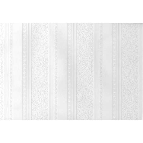 Brewster Dorothy Textured Stripe Paintable Wallpaper 497