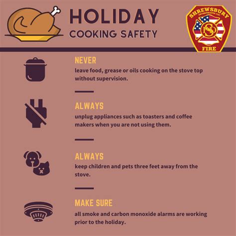 Shrewsbury Fire Department Shares Holiday Cooking Safety Tips John