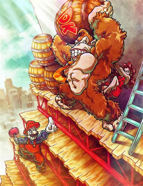 Mario Vs Donkey Kong By Sebastianvonbuchwald On Deviantart Super Mario Art Mario Fan Art