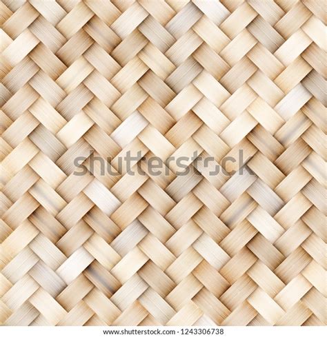 Wicker Rattan Seamless Texture Cg Stok Fotoğrafı 1243306738 Shutterstock