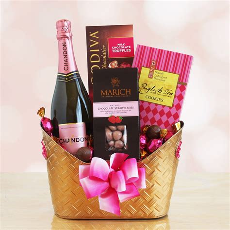 Our liquor gift baskets come with a plethora of options, and our cellar includes a wide variety of whiskey, scotch, vodka, gin, tequila, and more. Romance and Rose Valentine Gift Basket | www.hayneedle.com ...