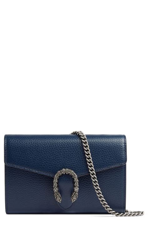 Gucci Dionysus Leather Wallet On A Chain Nordstrom