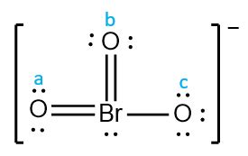 Shown Below Is The Lewis Structure Of Bromate Ion A What Is The