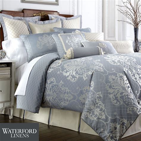 Newbridge Comforter Set Slate Blue Luxury Comforter Sets