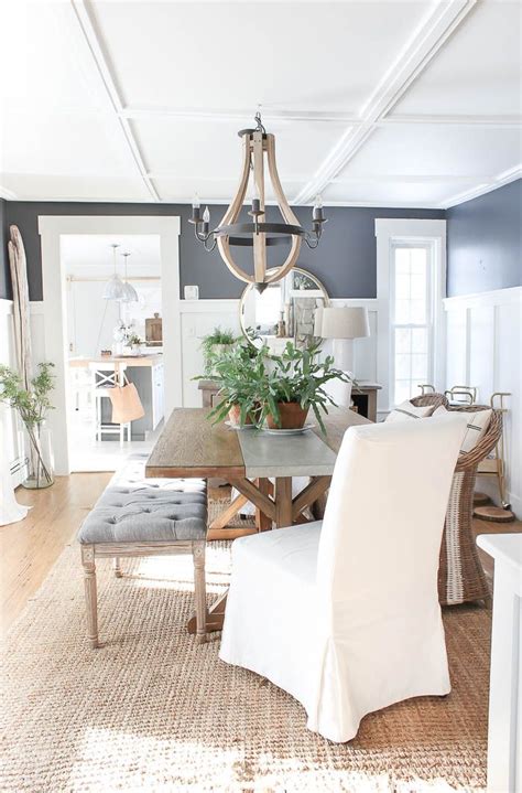 How To Get Your Dining Room To Look Farmhouse Chic Trendy Home Hacks