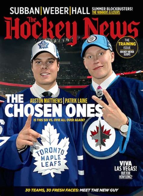 This Week In The Hockey News Magazine August 15 2016 The Hockey News
