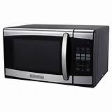 Images of Microwave Black Stainless Steel