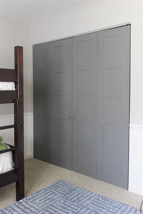That's exactly what sparked this closet door idea/makeover. DIY Craftsman Style Closet Doors - Shades of Blue Interiors