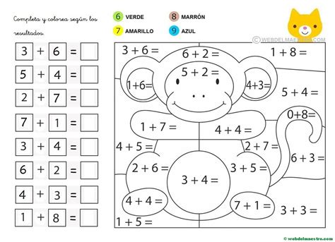 ✔ fichas y actividades para estimular lectoescritura ▷ en este artículo podrás encontrar todo lo relacionado con la lectoescritura para niños. Ejercicios de sumas -2 - Web del maestro