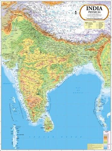 Physical Map India Map Jammu Travel Maps City Guide World Map Physics Manufacturing Charts