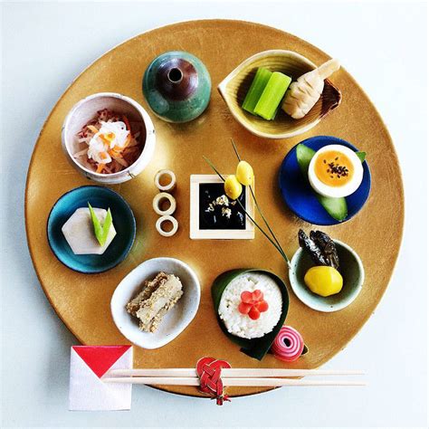 Food Art With Traditional Japanese Dishes