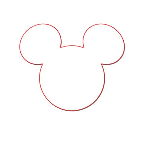 Mickey Mouse Head Template Free Clipart Best