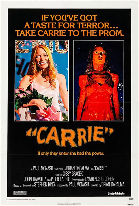 1976 Carrie Movie Poster 13x19 Photo Print Etsy