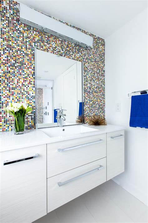 Browse photos of bathrooms and find ideas for remodeling or decorating your bathroom, shower, bathtub or vanity at hgtv.com. 9 Bold Bathroom Tile Designs | HGTV's Decorating & Design ...