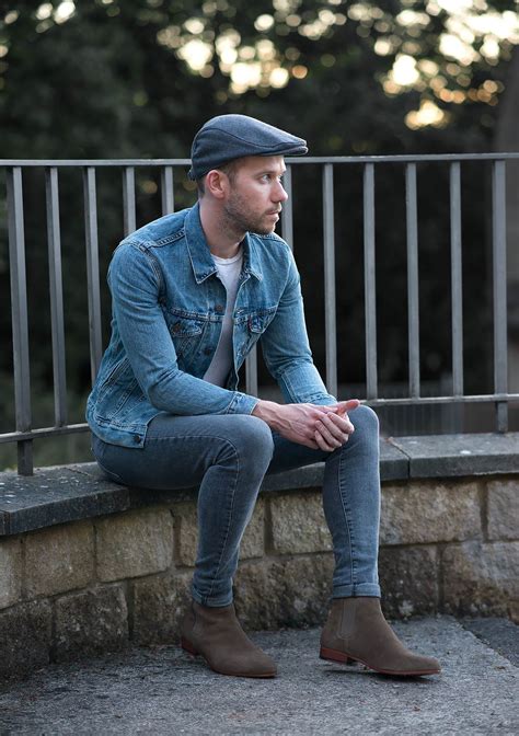 Throwback Levis Denim Jacket And Chelsea Boots Outfit Your Average Guy