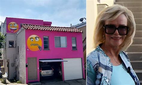 Woman Paints Emojis On Beach Home After Neighbors Report Her For