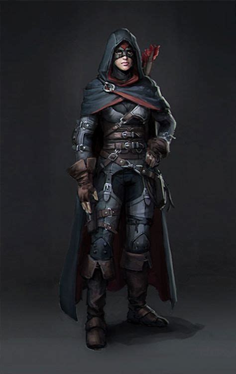 Artstation Stealth Archer Dmitry Morozov Leather Armor Fantasy