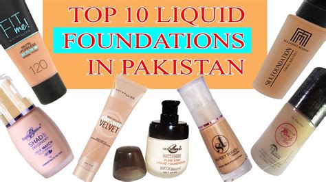 Top 10 Liquid Foundations In Pakistan Review Makeup Tips Ain Health And Beauty Youtube