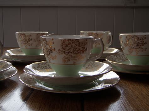 English Tea Set Colclough 6 Trios 1930 S Tea Sets Vintage English
