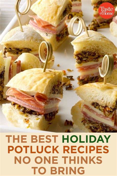 The Best Holiday Potluck Recipes No One Thinks To Bring Holiday Potluck