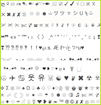 Gypu is a cool symbols & fancy text generator website that creates beautiful and trendy symbols and provides cool and fancy picture texts you can simply copy and paste these symbols right away in the web browser and paste it anywhere you like. Fun Facebook Status Graphics: Cool Symbols for Facebook ...
