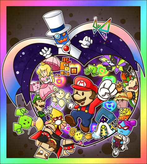Super Paper Characters By Chemicalalia On Deviantart Paper Mario