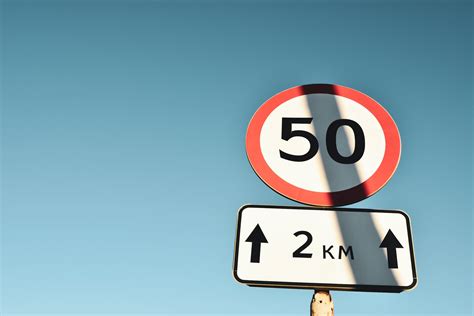 Speed Limit And Kilometer Signages · Free Stock Photo