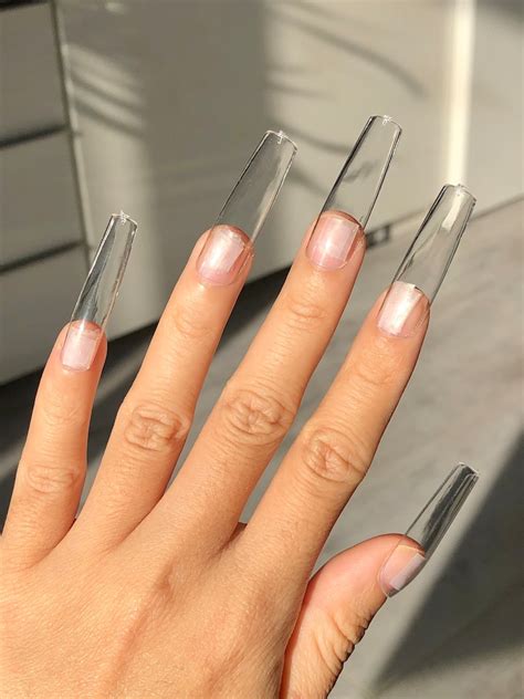 Tapered Square Full Soft Gel Coverage Nail Tips Etsy