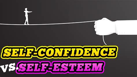Self Confidence Vs Self Esteem Whats The Important Difference Youtube