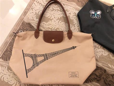 100 Original Longchamp Le Pliage Eiffel Tower Limited Edition