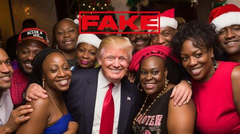 Black Trump Supporters Are Being Ai Generated