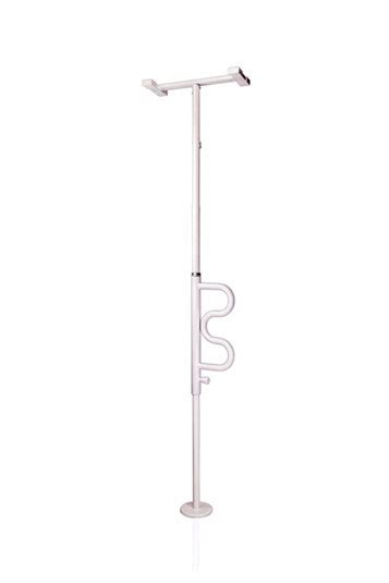 Stander Security Pole And Curve Grab Bar Bathroom Safety Transfer Pole