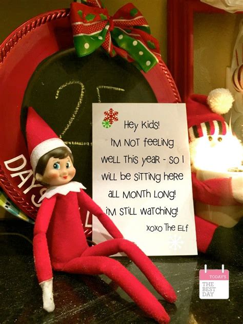 Elf On The Shelf Ideas Information And Calendar Todays The Best