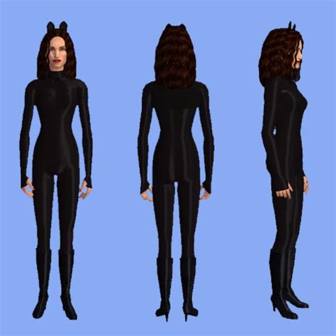 Mod The Sims Sims 4 Rent Project Maureens New Years Catsuit Movie