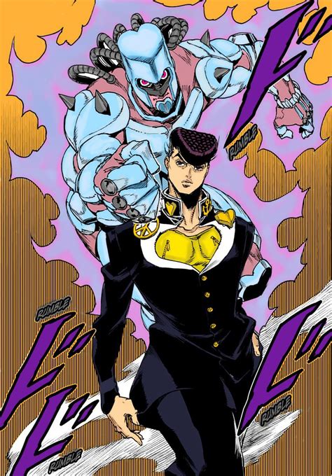Colored This Josuke Panel From The New Josuke And Hol Horse Spin Off